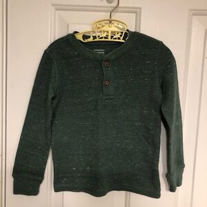 Boys soft green long sleeve tee